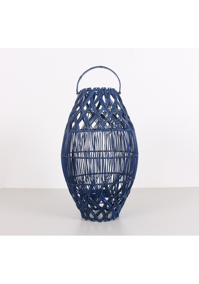 Seher Mavi Rattan Mumluk 30x50x60 Cm Mavi