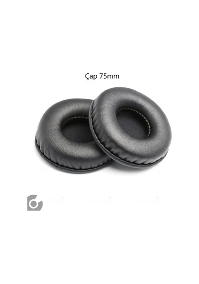 Universal Kulaklık Pedi Kulaklık Yumuşak Süngerli Kulaklık Yastığı Pedi 7.5cm