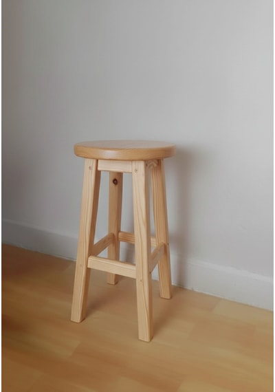 Ahşap Tabure 55 Cm / Arbrestore Çam