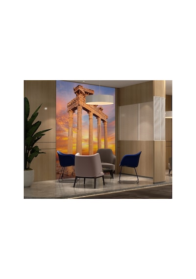 Apollon Tapınağı Side Antalya Poster Duvar Kağıdı Renkli