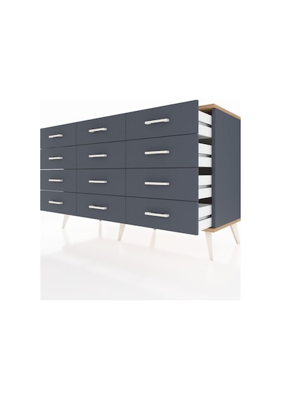 Hyperion Konsol 12 Çekmeceli 132x44x83 Antrasit-çam/antrasit Çam/antrasit Hyperion Konsol 12 Çekmeceli 132x44x83 Antrasit-çam/antrasit Çam/antrasit