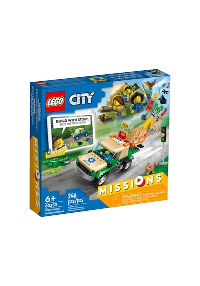 LEGO® City 60353 Vahşi Hayvan Kurtarma Görevleri 246 Parça