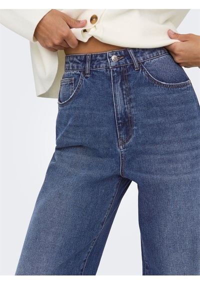 Only Onlhope Hw Wıde Dnm Dnm Sıj Box Kadın Mavi Denim Pantolon - 15264080