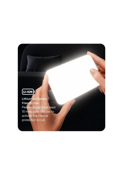 Mini Led Fill Light, Rgb Kamera Ve Telefon Video Işığı, 129 Led, 6w, 3000mah, 2800-9000k, Crı 95,%0-100 Parlaklık, Usb-c, 1/4 Vida, 360 Açı, Sos, Beyaz Sıcak Soğuk Işık Xk-fl01