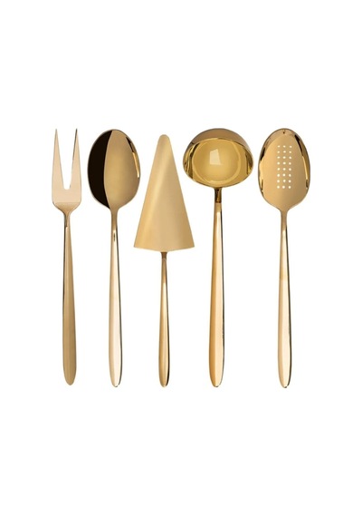Jumbo 9400 5 Parça Titanyum Gold Servis Takımı