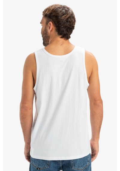 Quiksilver Ev Comp Logo Tank Erkek Atlet Beyaz