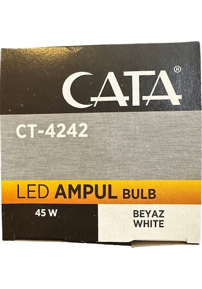 Cata Ct-4242 45w 6400k Beyaz Işık E27 Duylu Led Torch Ampul 8 Adet