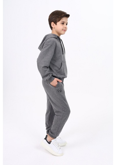 Toontoy Kids Toontoy Erkek Çocuk Relax Fit Kapüşonlu Cepli Hafif Düşük Omuz Baskılı Sweatshirt - 2 İplik Antrasit Toontoy Kids Toontoy Erkek Çocuk Relax Fit Kapüşonlu Cepli Hafif Düşük Omuz Baskılı Sweatshirt - 2 İplik Antrasit