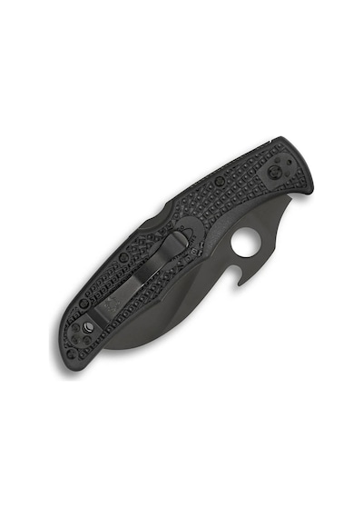 Spyderco Matriarch 2 Black Lightweigt Emerson Opener Black Blade Spyderedge Kamp Çakı Siyah