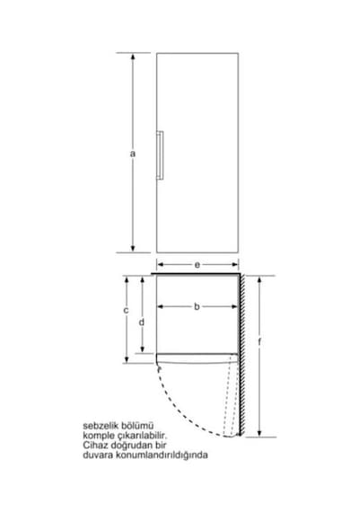 Bosch GSV33VWE0N 231 LT 7 Çekmeceli Dikey Derin Dondurucu