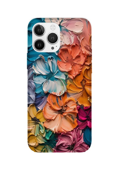 İphone 12 Pro Max Uyumlu Baskılı Şeffaf Telefon Kılıfı Koleksiyon: Pastelbloom Soft Series 7