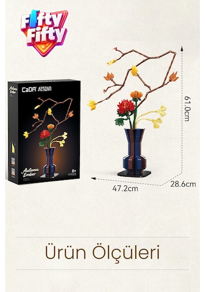 Cada Artizan Autumn C59025w Dekoratif Ve Koleksiyonluk Çiçek Modeli 795 Parça Yapay Bitki Ffc59025w