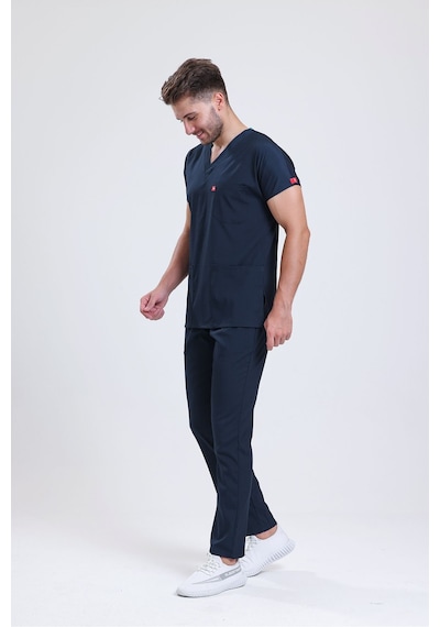 Likralı Üniforma Unisex Lacivert