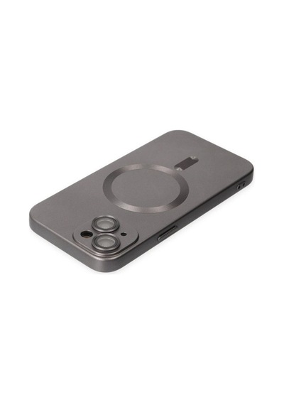 Apple İphone 14 Plus Kılıf Moshi Lens Magneticsafe Silikon - Füme Çok Renkli
