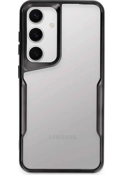 Newface Samsung Galaxy S24 Kılıf Boyi Silikon Kapak - Siyah