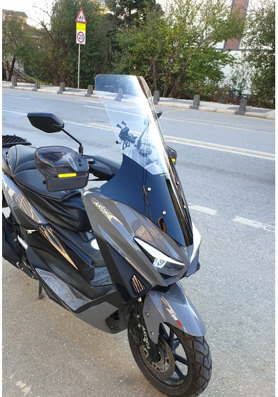 Motocam Arora Max T Ön Cam 2022-2026 Model 78cm Şeffaf Renkli 4mm Uzun