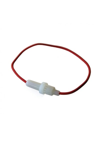 Sigorta Yuvası Ara Kablo Geçme Tip Beyaz 5x20 Mm
