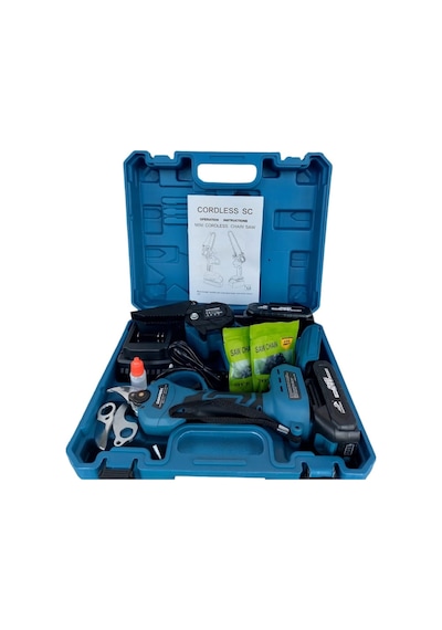 DAWREEK 24 VOLT  SARJLI 15 CM  PALA BUDAMA TESTERESİ VE BUDAMA MAKASI