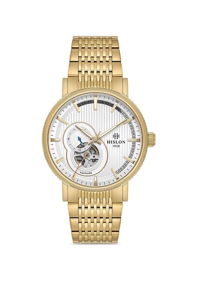 Hislon Men's Solid Sd121g-16sg Erkek Kol Saati Sarı