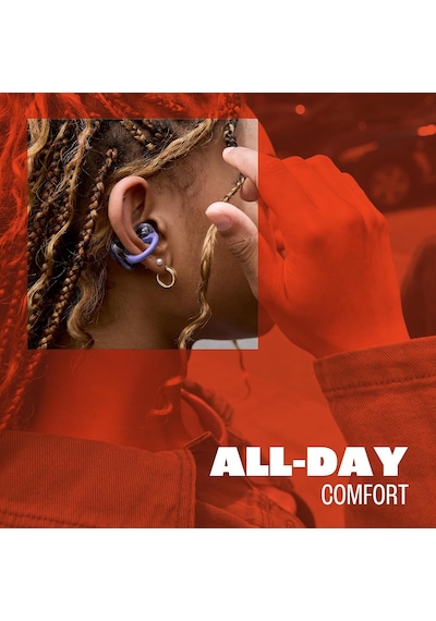 Soundgear Clips Gerçek Kablosuz Açık Kulak Kulaklık, Sonicarc Tasarım, 32 Saate Kadar Toplam Çalma Süresi, 4 Işın Oluşturan Mikrofon, Ip54 Suya Ve Toza Dayanıklı, Opensound Teknolojisi, Ghost