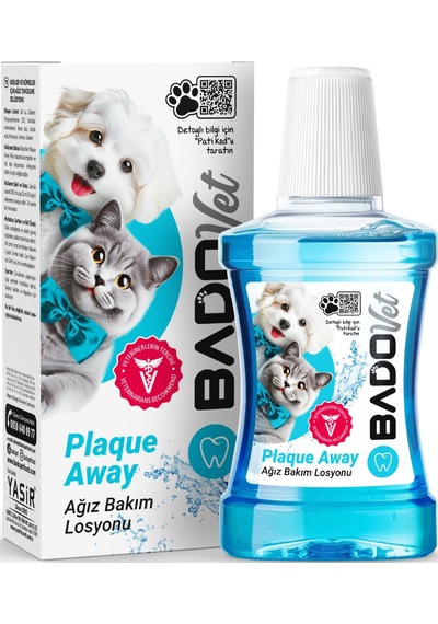 Bado Plaque Away Kedi Ve Köpekler İçin Ağız Bakım Losyonu 250 Ml