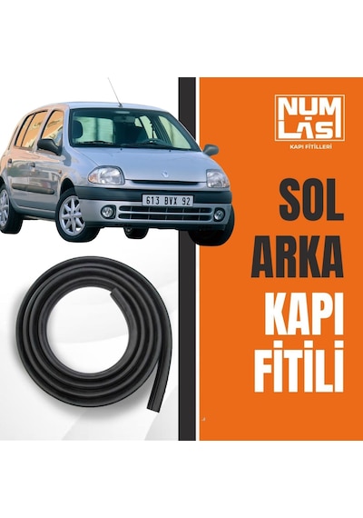 Renault Clio 2 Sol Arka Kapı Fitili-a Kalite-numlas-nm7298