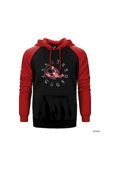 Yengeç Burcu Modern Sarı Renk Reglan Kol Sweatshirt / Hoodie