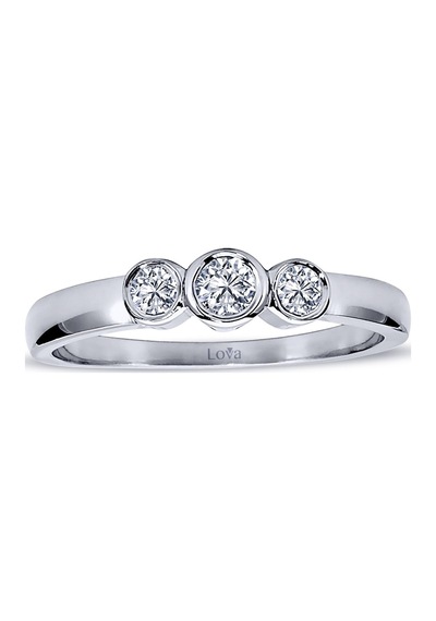 Lova 0,23 Karat Pırlanta Tria Yüzük - 1020212