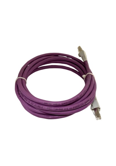 Cat7 Patch Kablo 3 Metre U/utp Lszh %100 Saf Bakır Cu/cu 10 Gigabit 600mhz - Mor