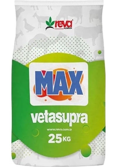 Vetasupra Max Süt Ve Besi Hayvanları İçin Vitamin Ve Mineral Yem Katkı - 25 Kg Kraft Paket