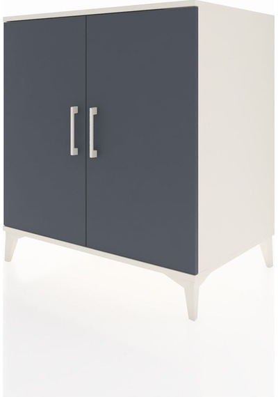 Kronos Şifonyer 2 Kapaklı 88x59x96 Aytaşı-antrasit Aytaşı