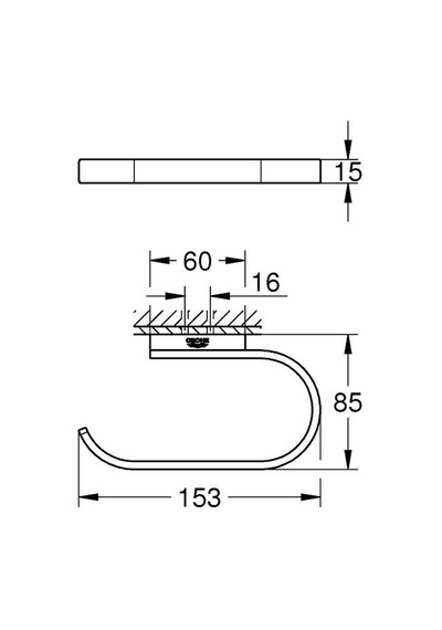 Grohe Selection Tuvalet Kağıtlığı Warm Sunset - 41068da0 Bakır