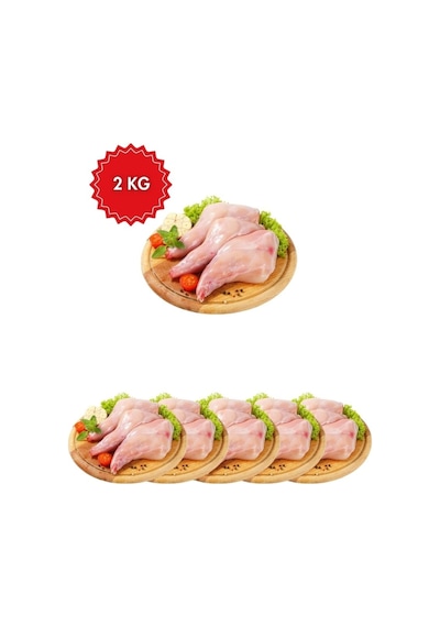 Araz Et Ayvat Tavşan Eti 2 Kg Taze Ve Besleyici Beyaz Et