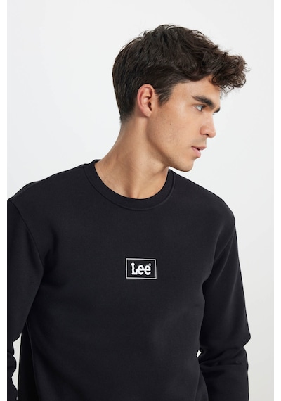 Lee Erkek Sweatshirt Siyah L212299001 Value Coll. M Crew Neck 25kmc8000095 Mc80001 Siyah