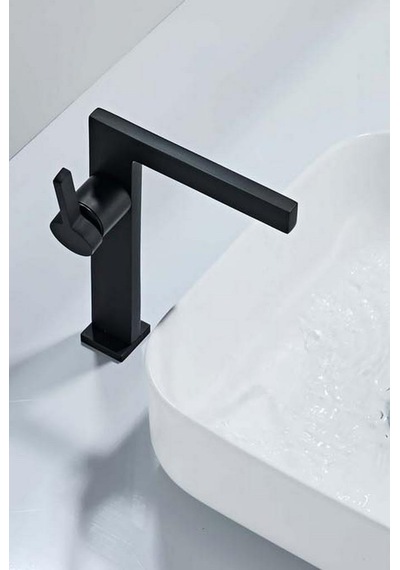 Sera Uzun Lavabo Bataryası Mat Sıyah Mat Siyah