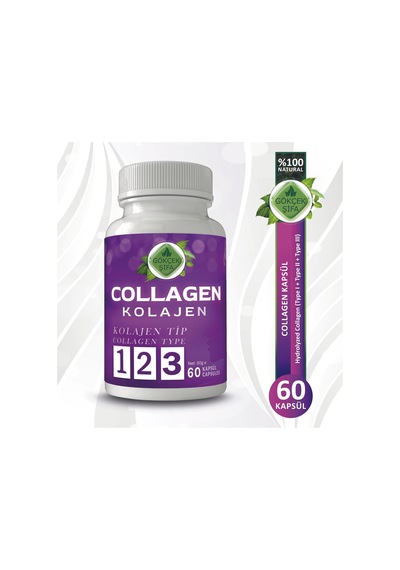 Gökçek Şifa Collagen Tip 1-2-3 60 Kapsül