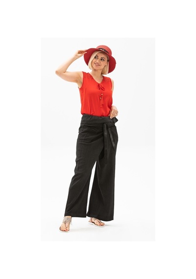 Eliş Şile Bezi Unisex Şile Bezi Balıkçı Pantolon Füme Fm