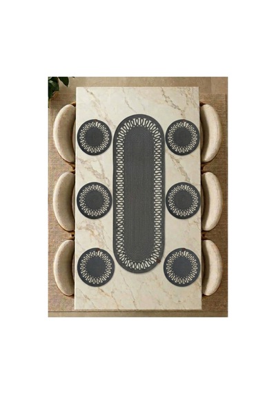 Nakkaş Home Gri Trikotlu Jüt Runner Ve 6'lı Supla Seti 35x100 Cm Runner + 33x33 Cm Jüt Amerikan Servis Doğal Masa Dekorasyonu Nakkaş Home Gri Trikotlu Jüt Runner Ve 6'lı Supla Seti 35x100 Cm Runner + 33x33 Cm Jüt Amerikan Servis Doğal Masa Dekorasyonu