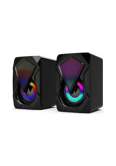 Bilgisayar Hoparlörü Rgb Led Işıklı