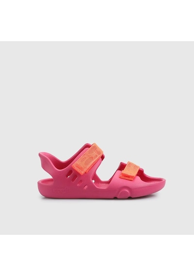 Superfit Pembe Kız Çocuk Düz Sandalet Fuşya
