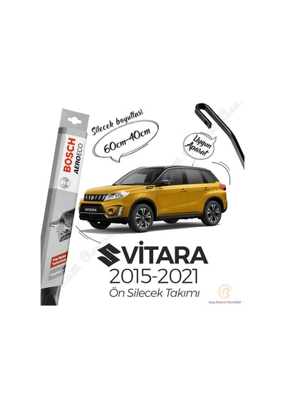 Suzuki Vitara Muz Silecek Takımı 2015-2021 Bosch Aeroeco N11.4370