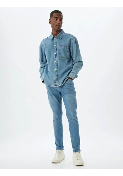 Koton Erkek Jean Pantolon Açık Mavi 5wam40017nd Michael Jean 25ky59000095 Y5905 Açık Mavi