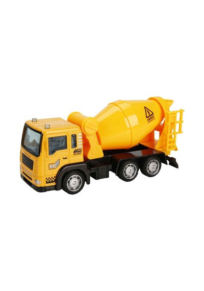 Maxx Wheels 1:55 Ölçek Metal Kafalı Çek Bırak Beton Mikseri