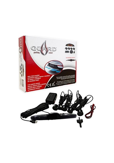 Oto Araç Geri Park Sensörü 12v Ses İkazlı Ve Dijital Ekranlı 4 Gözlü 22mm Siyah Ps.mc.345 001 1 Adet