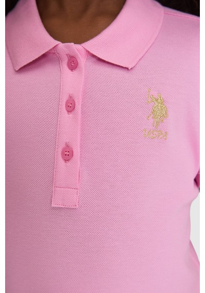 U.s. Polo Assn. Kız Çocuk Pembe Elbise Örme 50320314-vr041
