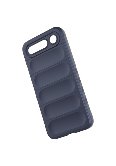 Tecno Spark 50 5g Kılıf Esnek Tpu Oyuklu Arka Yüzey Tasarımlı Etnik Silikon Kapak Lacivert