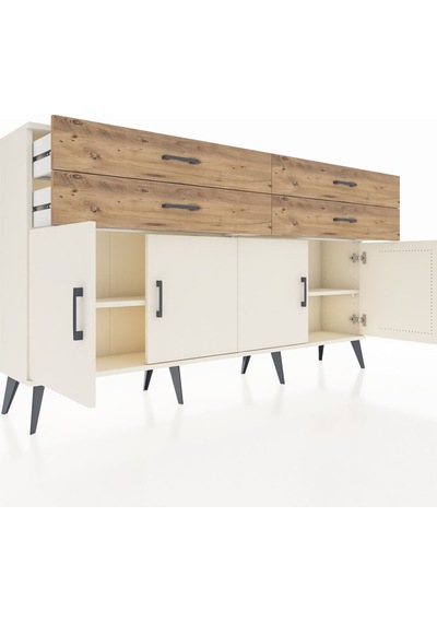 Arges Konsol 2 Raflı 4 Çekmeceli 8 Kapaklı 176x30x99 Aytaşı-aytaşı/çam Aytası/atlas Çam - Aytası Arges Konsol 2 Raflı 4 Çekmeceli 8 Kapaklı 176x30x99 Aytaşı-aytaşı/çam Aytası/atlas Çam - Aytası