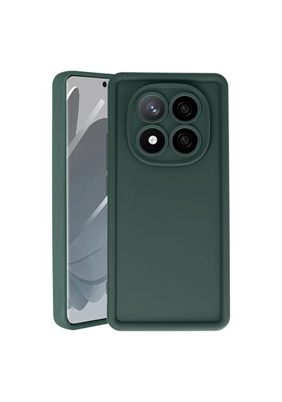 Newface - 344 - Xiaomi Redmi Note 14 Pro 5g Kılıf Viera Silikon - - Ece-umay - Koyu Yeşil