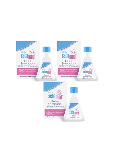 Sebamed Bebek Şampuanı 250ml 3 Lü Set Tüm Saçlar