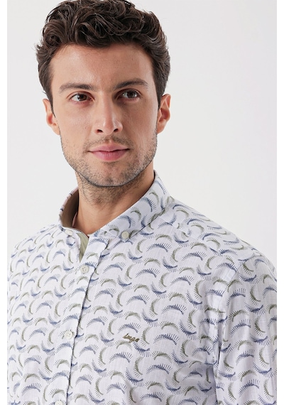 İmza Beyaz Uzun Kollu Baskılı Bez Ayağı Cepsiz Garnili Klasik Slim Fit Dar Kesim Gömlek 1004230228-beyaz Beyaz İmza Beyaz Uzun Kollu Baskılı Bez Ayağı Cepsiz Garnili Klasik Slim Fit Dar Kesim Gömlek 1004230228-beyaz Beyaz